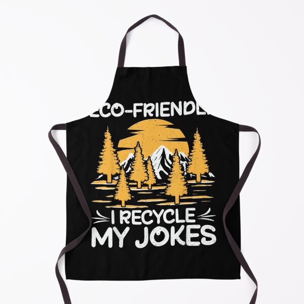 Item preview, Eco-Friendly I Recycle My Jokes Hiking designed and sold by DeanASkinner.