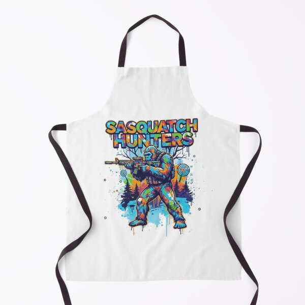 Item preview, Sasquatch Hunters Colorful Graffiti Art Urban Bigfoot Tactical Illustration designed and sold by SasquatchTrail.