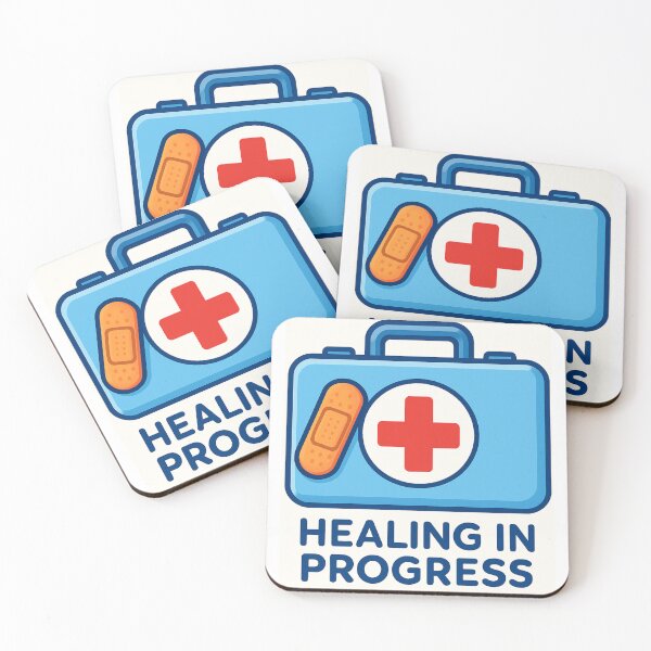 Item preview, Healing In Progress Mental Health Motivational Sticker designed and sold by LumereAndCoeur.