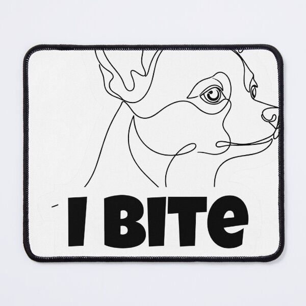 Item preview, Chihuahua Funny Meme Dog – I Bite Ankles designed and sold by YanitaTF.