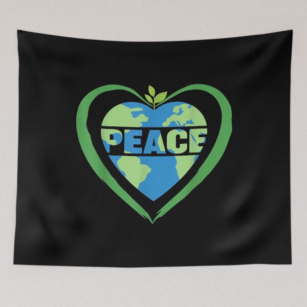 Item preview, Peace Eco-friendly Heart Earth Day designed and sold by DeanASkinner.