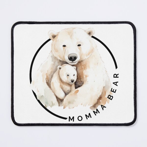 Item preview, Momma Bear Polar Bear and Baby designed and sold by AussieMomma.