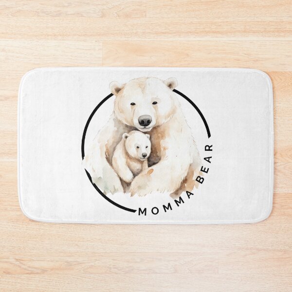 Item preview, Momma Bear Polar Bear and Baby designed and sold by AussieMomma.
