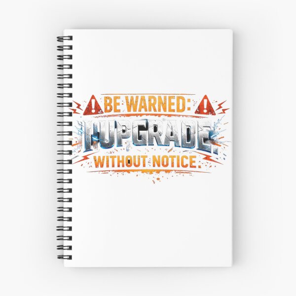 Item preview, Be Warned Upgrade Message designed and sold by Ithaca2077.