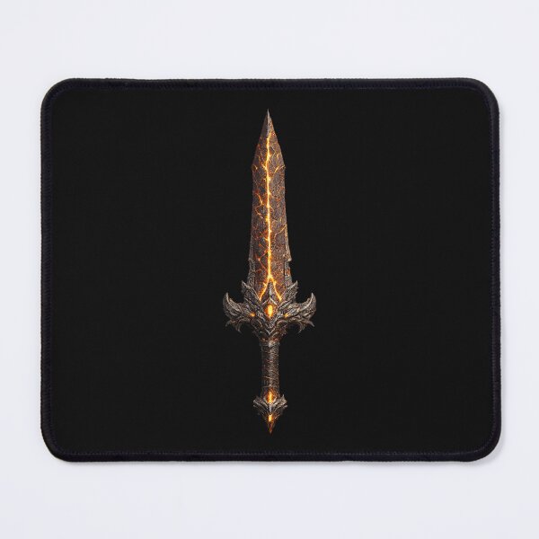 Item preview, Ancient Lava Forged Dragon Battle Sword designed and sold by JessicaRHolland.