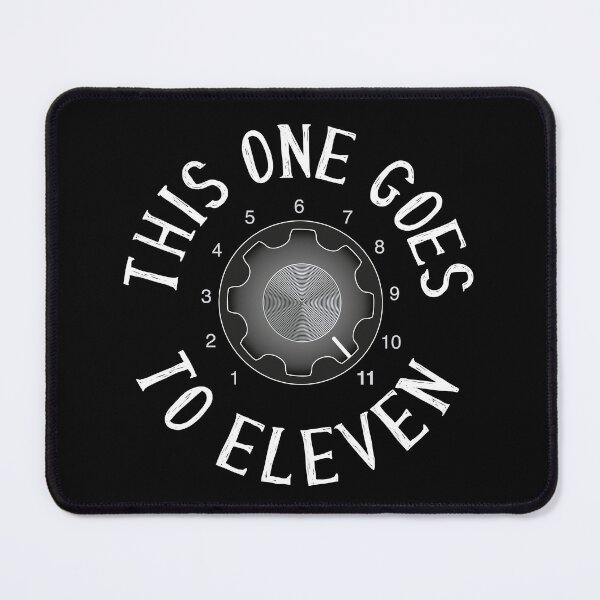Item preview, This One Goes To Eleven - Rock Music Amplifier Nerd Gift designed and sold by darryldesign.