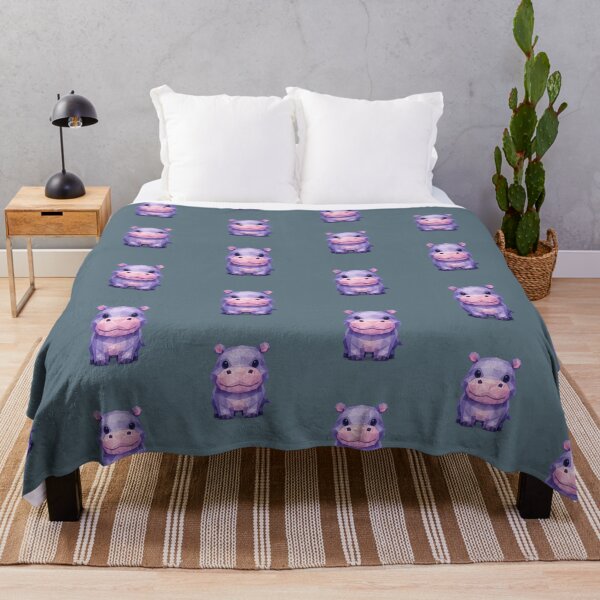 Item preview, Cute Low Poly Geometric Hippopotamus Illustration designed and sold by AndreBarnard.