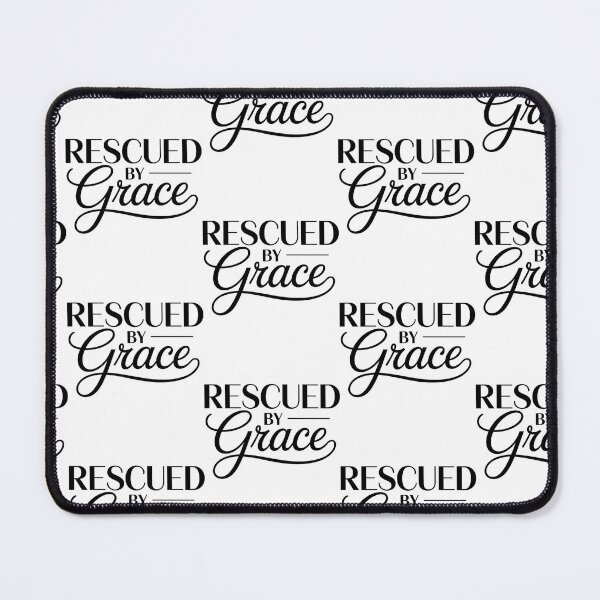 Item preview, Rescued By Grace Christian Faith Salvation Design designed and sold by HahaHandlesHub.