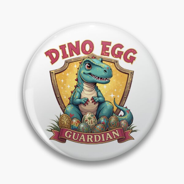 Item preview, Dino Egg Guardian – Funny Dinosaur Easter Egg Protector designed and sold by relso.
