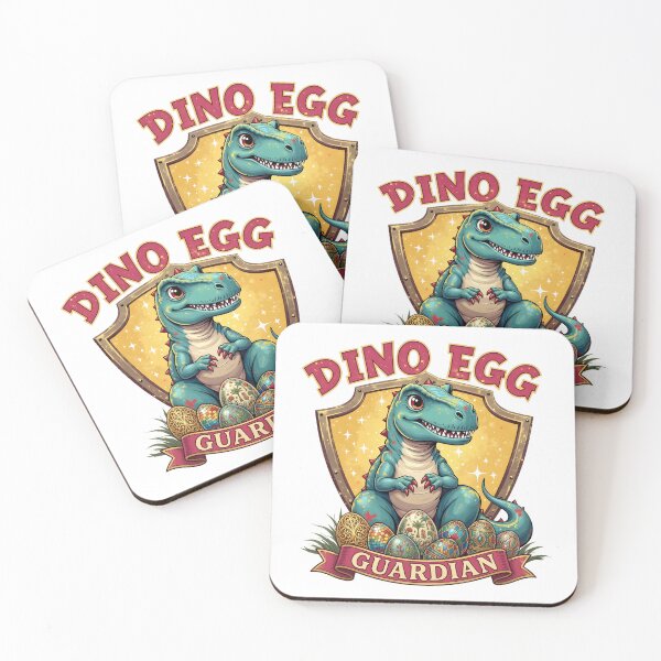 Item preview, Dino Egg Guardian – Funny Dinosaur Easter Egg Protector designed and sold by relso.