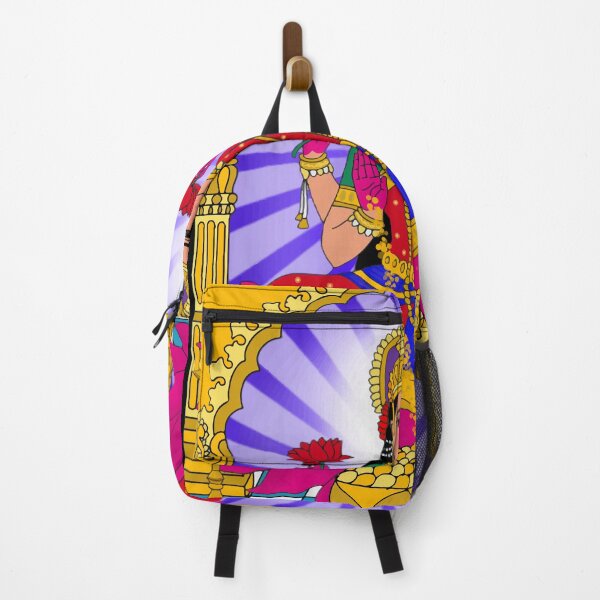 Item preview, Goddess Lakshmi Digital Art – Hindu Wealth and Prosperity Illustration designed and sold by Harshit_Digital_Arts.
