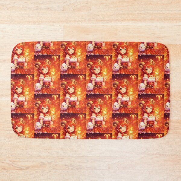 Item preview, Aries Anime Zodiac Girl – Fiery Cute Astrology Aesthetic Aries Art designed and sold by Bonitivity Zodiacs.