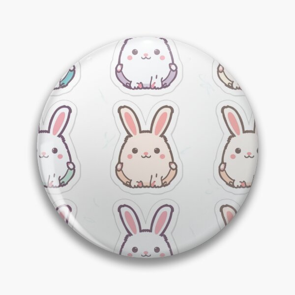 Item preview, Cute Kawaii Bunny Planner Stickers | Pastel Bunny Daily Life Diary Sticker designed and sold by ktsere.