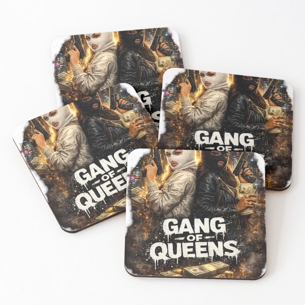 Item preview, Gang Of Queens Powerful Women Streetwear Graphic designed and sold by Sunny Flamingo Studio.
