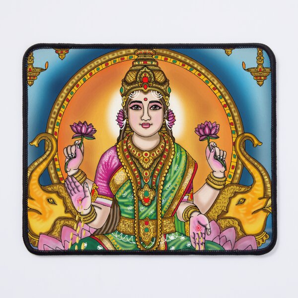 Item preview, Divine Lakshmi Artwork – Prosperity and Spiritual Blessings Illustration designed and sold by Harshit_Digital_Arts.