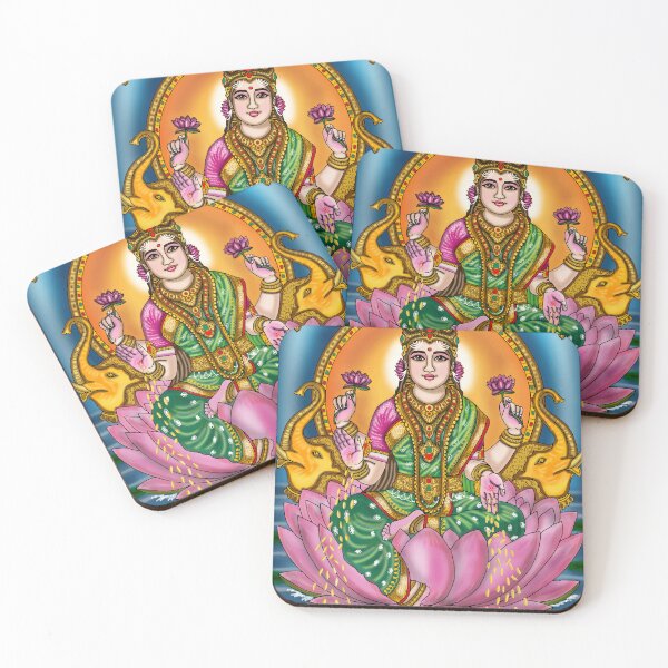 Item preview, Divine Lakshmi Artwork – Prosperity and Spiritual Blessings Illustration designed and sold by Harshit_Digital_Arts.
