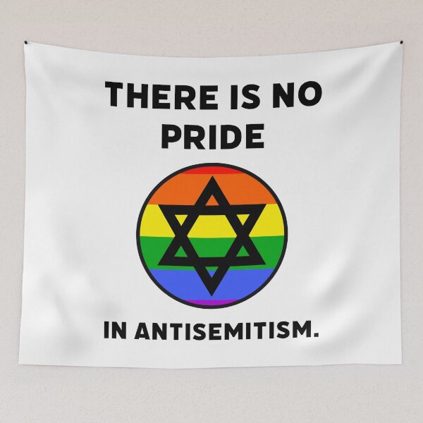 Item preview, There is no pride in antisemitism.  designed and sold by Rachel the Artist .
