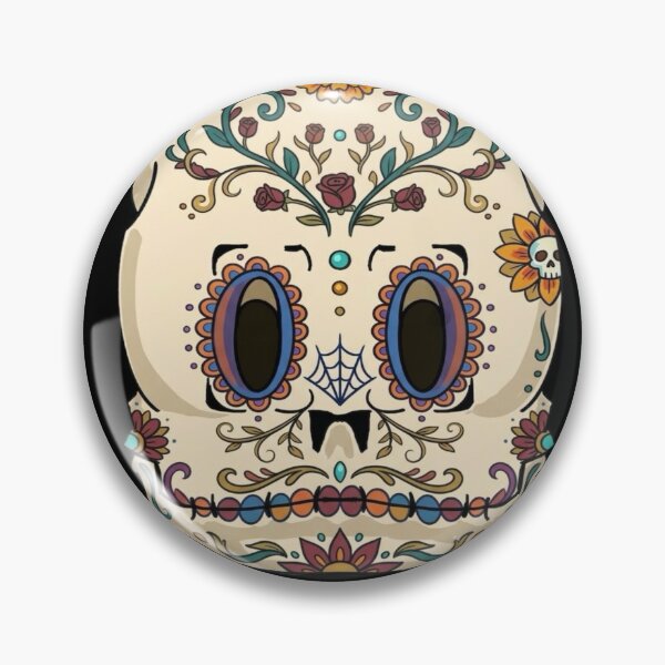 Item preview, Kawaii Sugar Skull Cute Day of the Dead Calavera designed and sold by KabronX.