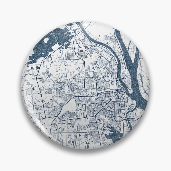 Item preview, Phnom Penh City Map of Cambodia  - Coastal designed and sold by deMAP.