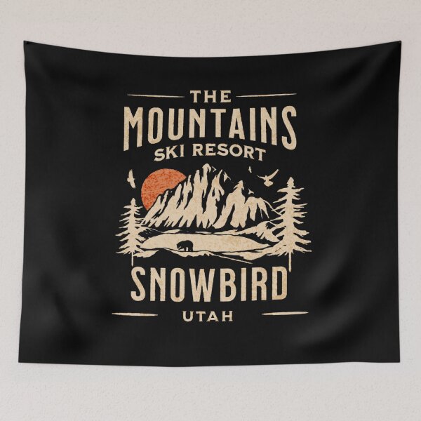 Item preview, Ski Resort Snowbird Utah  designed and sold by TheEndDesign.