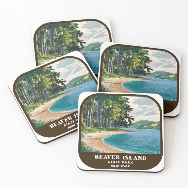 Item preview, Vintage Beaver Island State Park (New York) designed and sold by RabbitK.