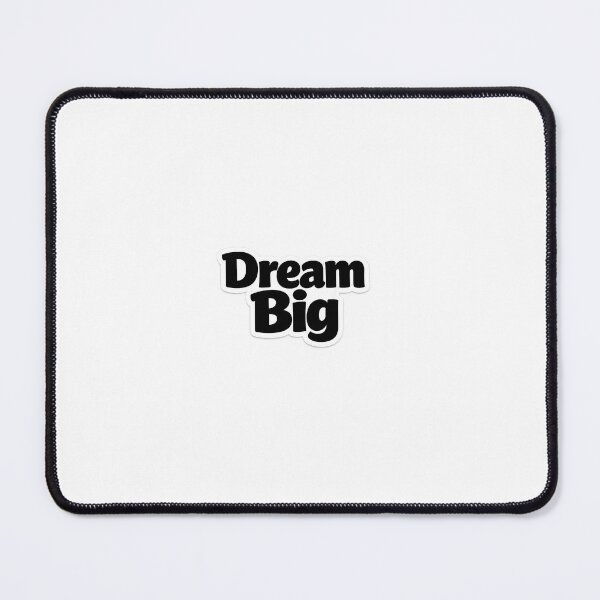 Item preview, Dream Big Motivational Typography Sticker designed and sold by Designvexo.