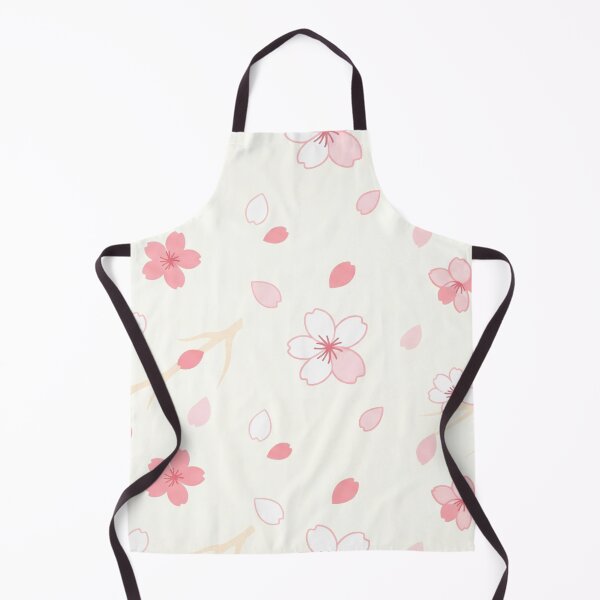 Item preview, A delicate floral pattern with pink cherry blossoms on a white background designed and sold by Creative88Art.