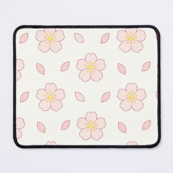 Item preview, A seamless pattern of pink flowers and leaves on a white background designed and sold by Creative88Art.