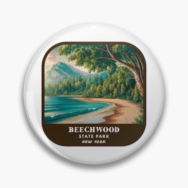 Item preview, Vintage Beechwood State Park (New York) designed and sold by RabbitK.