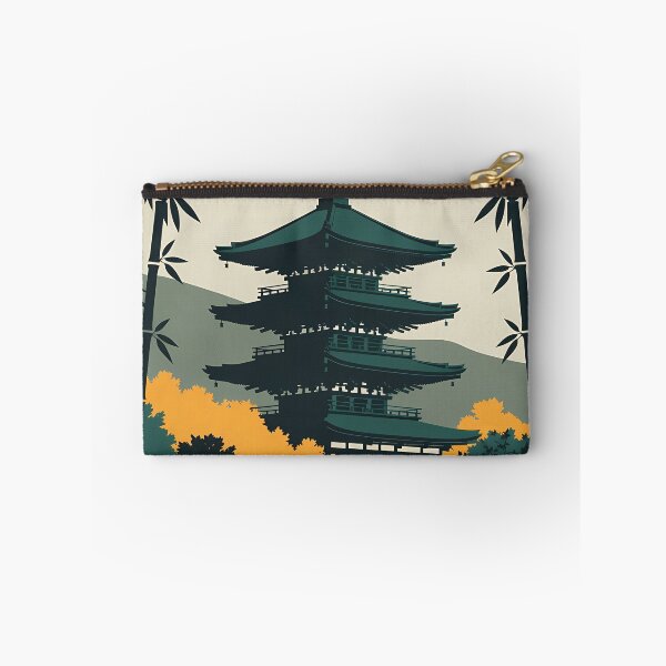 Item preview, Kyoto Japan Pagoda Bamboo Temple Travel Art designed and sold by Atlas Poster Co..