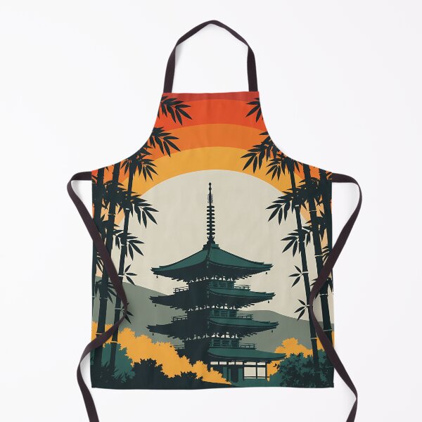 Item preview, Kyoto Japan Pagoda Bamboo Temple Travel Art designed and sold by Atlas Poster Co..
