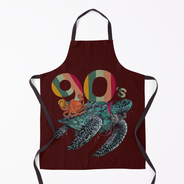 Item preview, 90s Ocean Vibes – Retro Sea Turtle & Octopus Music Illustration designed and sold by EWIKA By Ekawit.