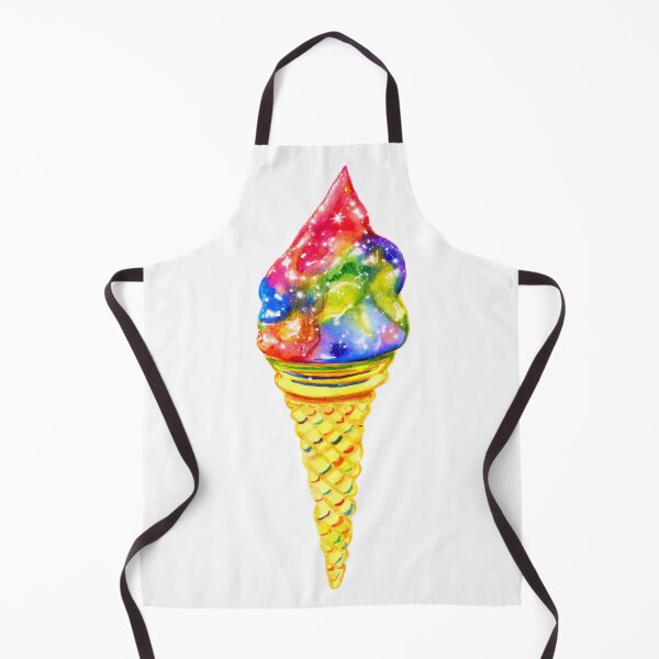 Item preview, Iridescent Ice Cream - A joyful rainbow soft-serve shimmering with light and playful colours designed and sold by LKBMCreative.