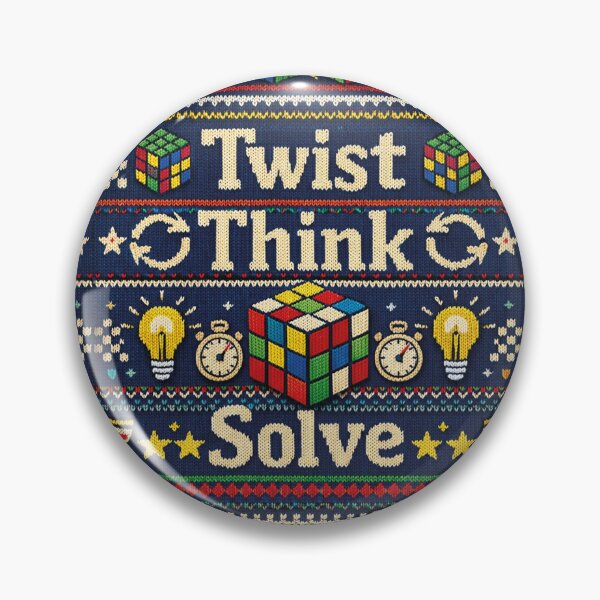Item preview, Twist Think Solve Magic Cube Speedcubing Design designed and sold by Mauswohn.