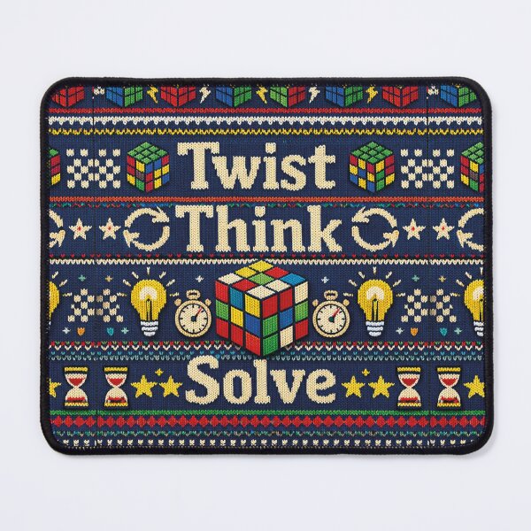 Item preview, Twist Think Solve Magic Cube Speedcubing Design designed and sold by Mauswohn.