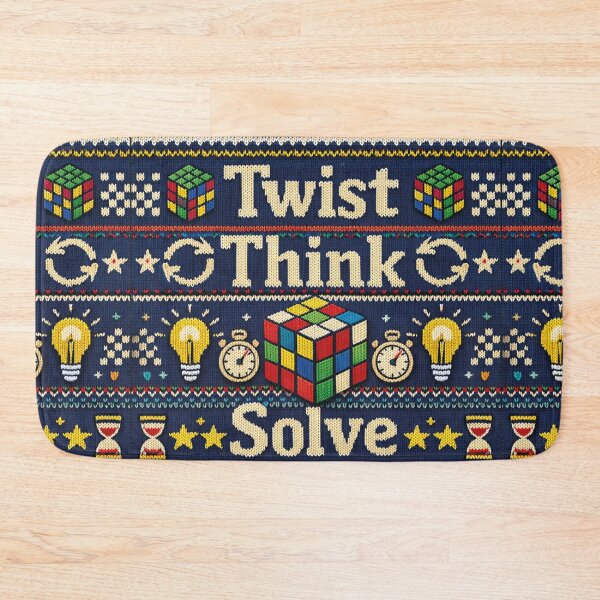 Item preview, Twist Think Solve Magic Cube Speedcubing Design designed and sold by Mauswohn.