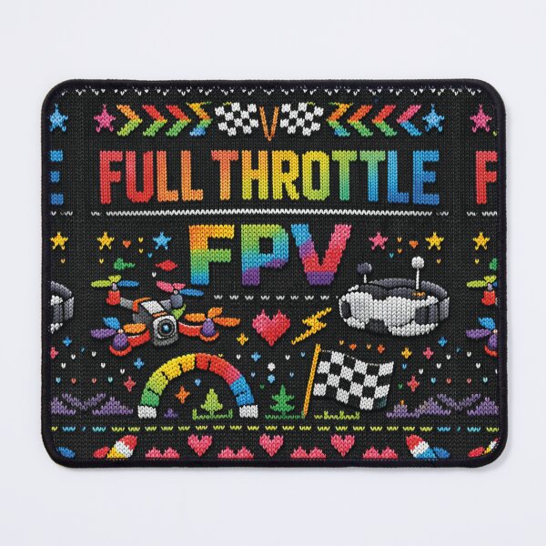 Item preview, Full Throttle FPV Drone Racer Knitting Pattern Design designed and sold by Mauswohn.