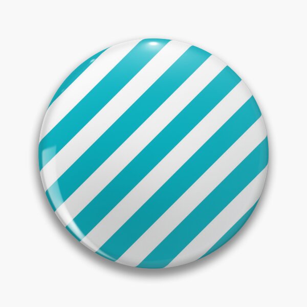 Item preview, White And Cyan Diagonal Striped Pattern designed and sold by pattern-archive.