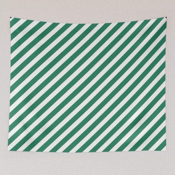 Item preview, White And Green Diagonal Striped Pattern designed and sold by pattern-archive.