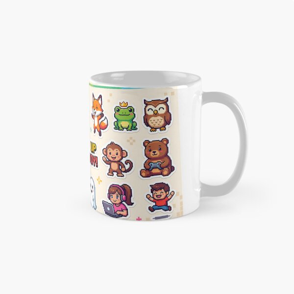 Item preview, A colorful sticker sheet featuring cartoon animals and characters on transparent background designed and sold by Creative88Art.