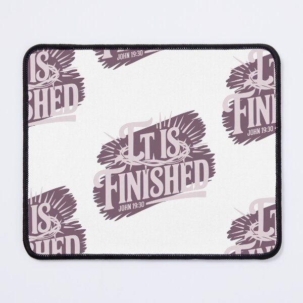 Item preview, It Is Finished Christian Cross Faith Bible Verse Design designed and sold by HahaHandlesHub.