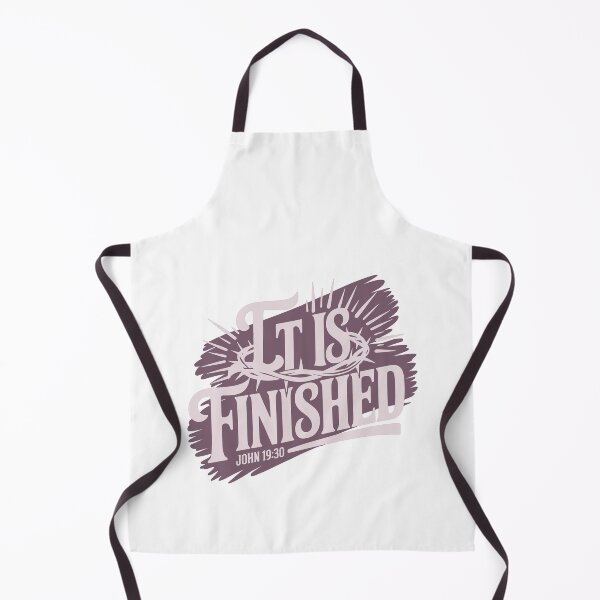 Item preview, It Is Finished Christian Cross Faith Bible Verse Design designed and sold by HahaHandlesHub.