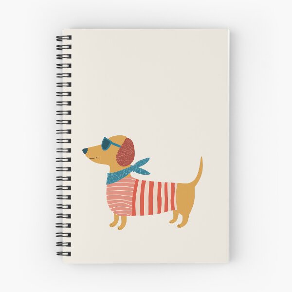 Item preview, Cool Dachshund In Striped Shirt designed and sold by junkydotcom.