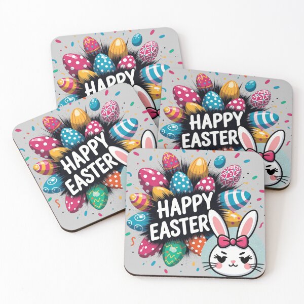 Item preview, Vibrant Boho Easter Eggs Explosion Happy Easter designed and sold by PixelVibe782.