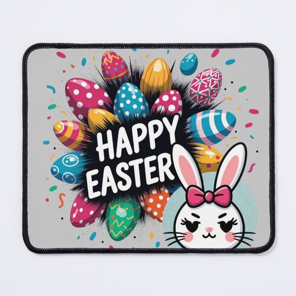 Item preview, Vibrant Boho Easter Eggs Explosion Happy Easter designed and sold by PixelVibe782.