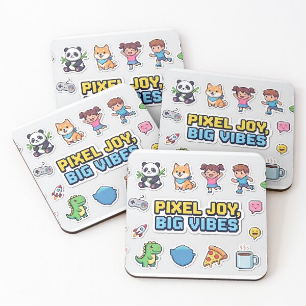 Item preview, A colorful collection of pixel art stickers on transparent background designed and sold by Creative88Art.