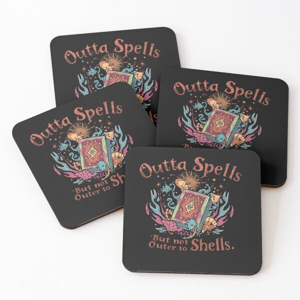 Item preview,  Outta Spells But Not Outta Shells-fantasy meme, funny wizard, sarcasm designed and sold by ChameraDesign.