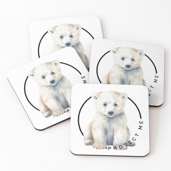 Item preview, Protect Me Endangered Polar Bear  designed and sold by AussieMomma.