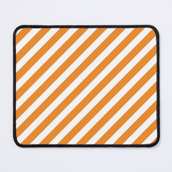 Item preview, White And Orange Diagonal Striped Pattern designed and sold by pattern-archive.