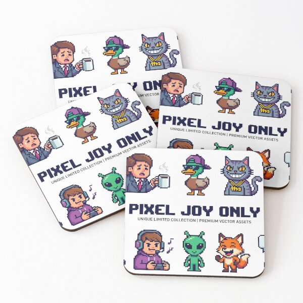 Item preview, A colorful pixel art graphic with various characters and symbols on transparent background designed and sold by Creative88Art.